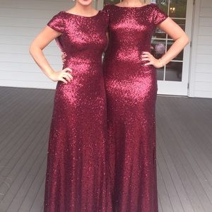 Revelry Sequined Formal Gown